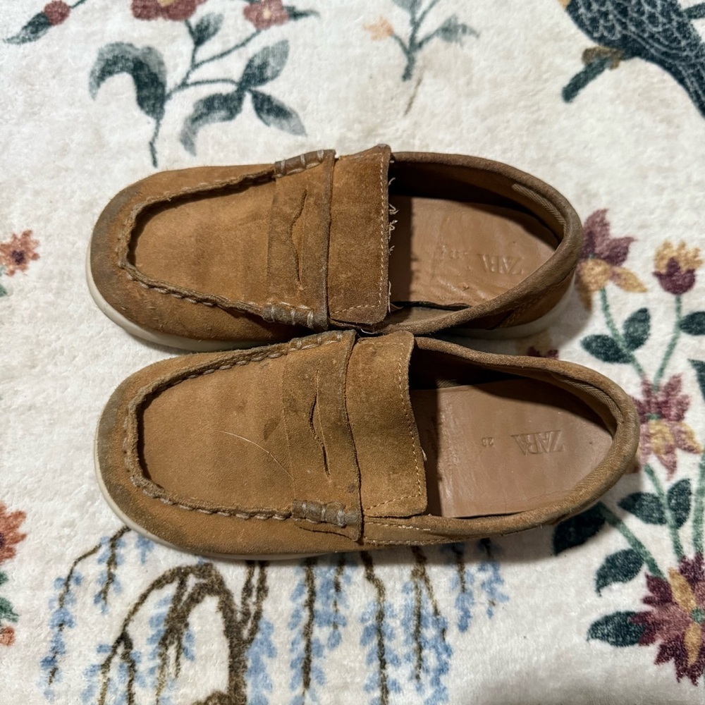 Zara Brown Suede Loafers EUR 28 11